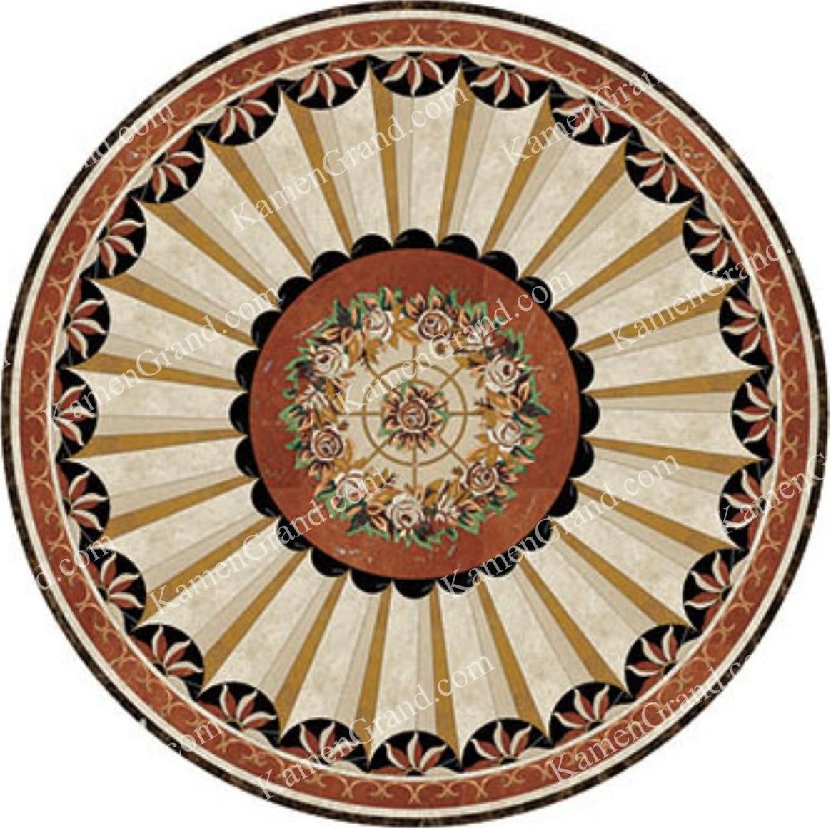 Мраморное панно мозаика