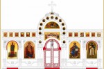 Проект иконостаса в церковь в неовизантийском стиле