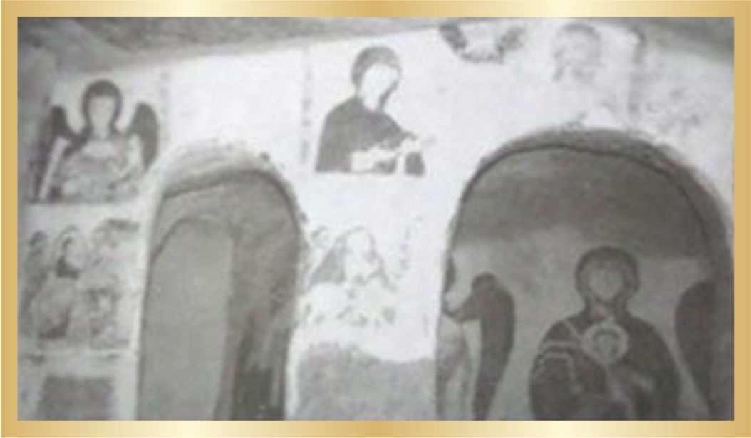 Часть алтарной преграды церкви св. Никалая в пещерном монастыре Удабно в Давид Гареджа, Грузия, начало 13 в.