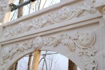 Иконостас в церковь из мрамора белый