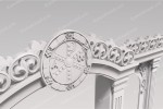 Мраморный иконостас в неовизантийском стиле из голубого мрамора Проект иконостаса цена иконостаса