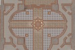 Проекты полов в храме из гранитной плитки Византийская мозаика серия Candy-2
