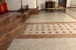 Проекты полов в храме из гранитной плитки Византийская мозаика серия Candy-2