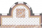 Проекты полов в храме Проект пола из гранитной плитки.