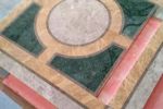 Мозаичный пол с медальоном из мрамора