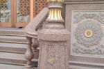 Ступени из красного гранита