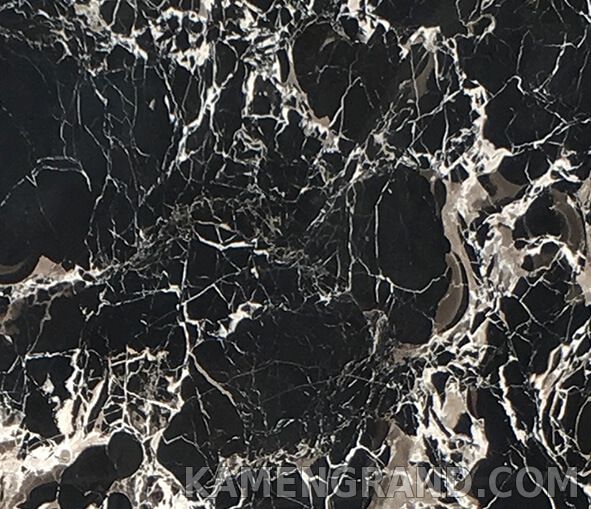 Черный мрамор «Armany Black»
