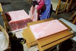Розовый оникс в плитах из Китая Цена по запросу